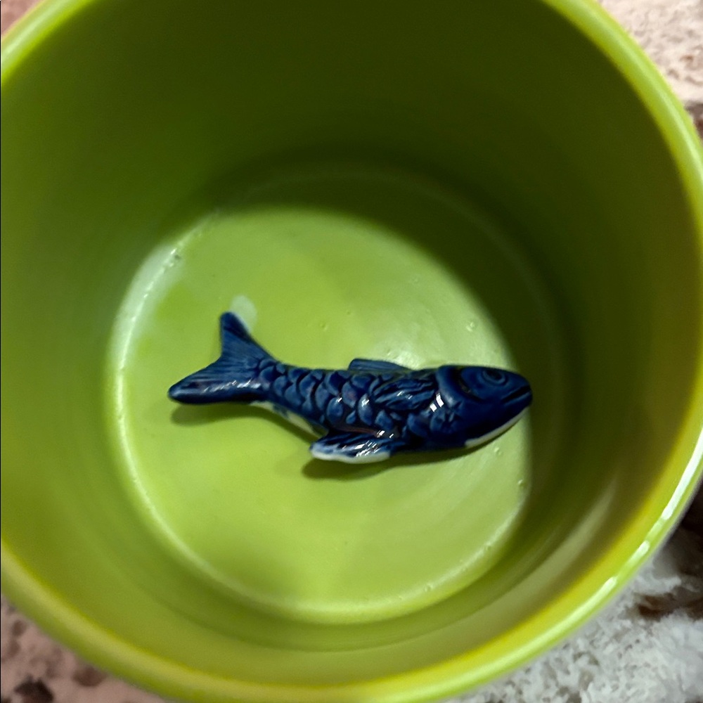 🐟Urban Outfitters Sardine Hidden Fish Mug. Unused. - Picture 6 of 16